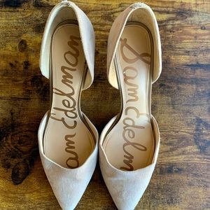 Final price drop Nude Pointed Toe Sam Edelman Pumps